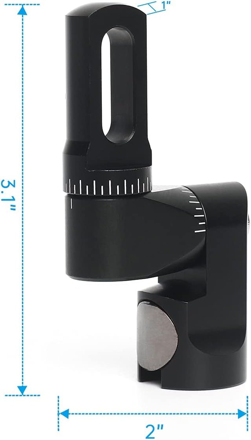 Compound Bow Adjustable V Bar Mount - Quick Disconnect Stabilizer Bracket with Precision Angle Adjustment for Archery