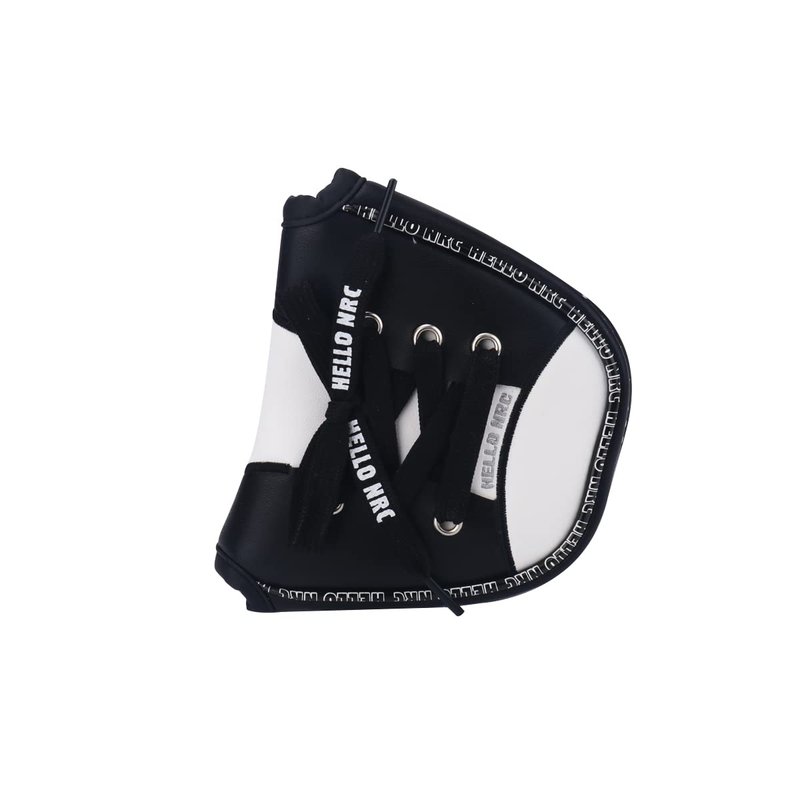 HISTAR Golf Mallet Putter Headcovers Cute Shoe Design Golf Club Head Cover for Scotty Cameron Taylormade Odyssey (Black)