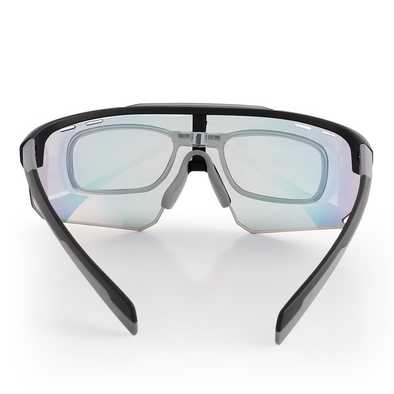 GUB 6500 Bicycle Glasses Lens Goggles UV400 Riding Glasses Bicycle Polarized Glasses Men and Women's Outdoor Sports Sunglasses (Black-White)