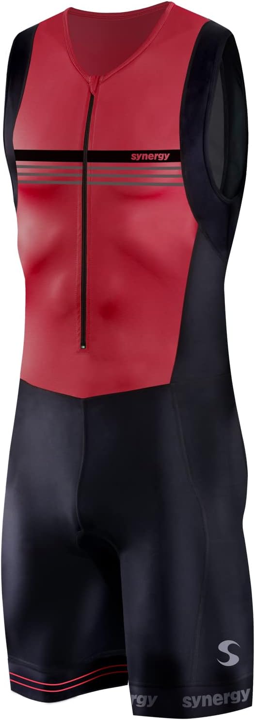 Men's Triathlon Tri Suit - Sleeveless Race Trisuit for Optimal Performance | Lightweight & Comfortable