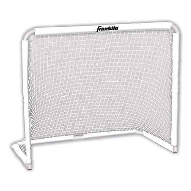 Franklin Sports Steel Goal - All Sport Soccer, Lacrosse Field Hockey and Street Hockey Goal - 50"x42" Youth Goal and Net - Backyard Goal