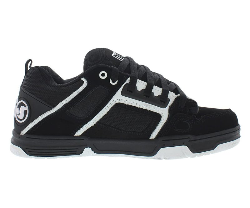 DVS Men's Comanche Shoe, Black/White Nubuck, 10.5 Medium US