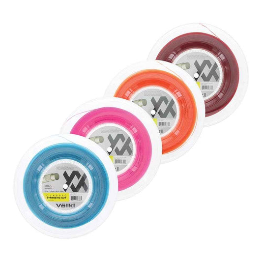 Volkl Classic Synthetic Gut | Tennis Racquet String | All Around | Nylon-Based Center Core.