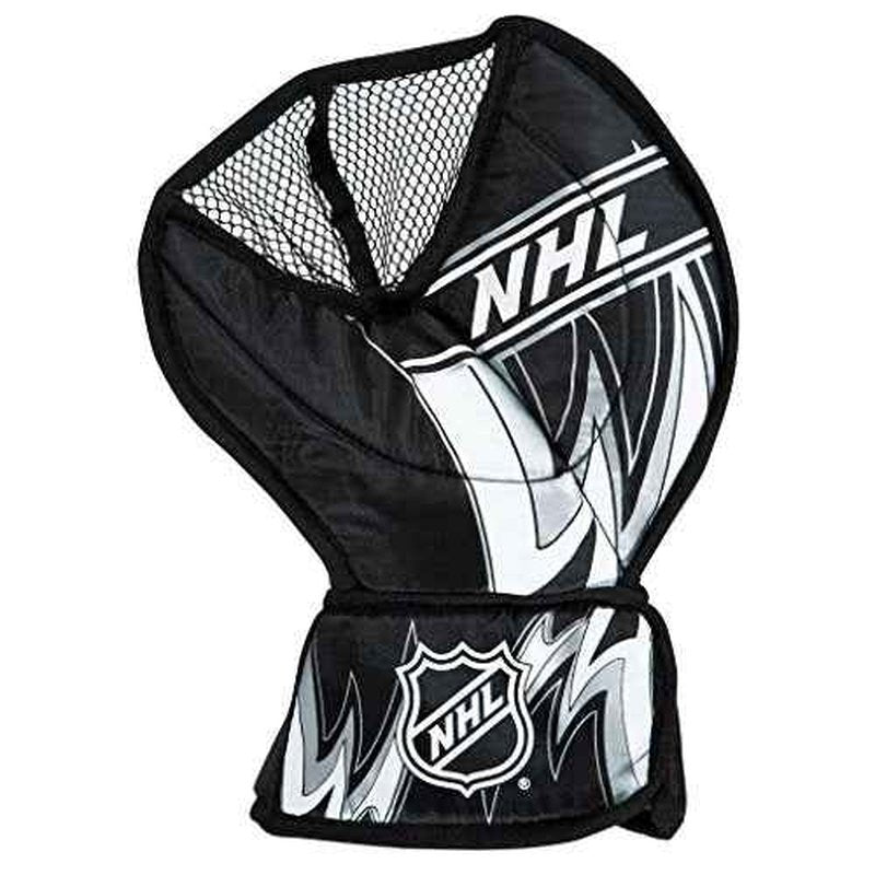Franklin Sports NHL Youth Knee Hockey Goalie Pads + Helmet Set - Kids Knee + Mini Hockey Goalie Gear + Equipment - (2) Leg Pads, Catch Glove, Blocker + Mask Included