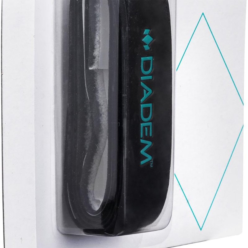 Diadem Comfort Max Replacement Grip (Black/Teal) | Tennis Racket Grip Tape | Strong Adhesive, Long Lasting Comfort, Non Woven Polyurethane | 2 mm Thickness