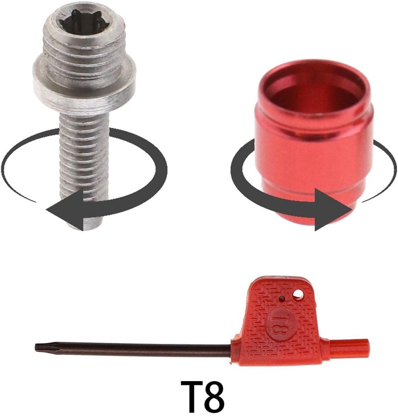 4 Sets of Bicycle Bike Olive Connecting Insert Oil Fitting Kit for Avid Sram Bike Hydraulic Disc StealthamaJig Brake Hose Stealth-A-MAJIG Quick Install