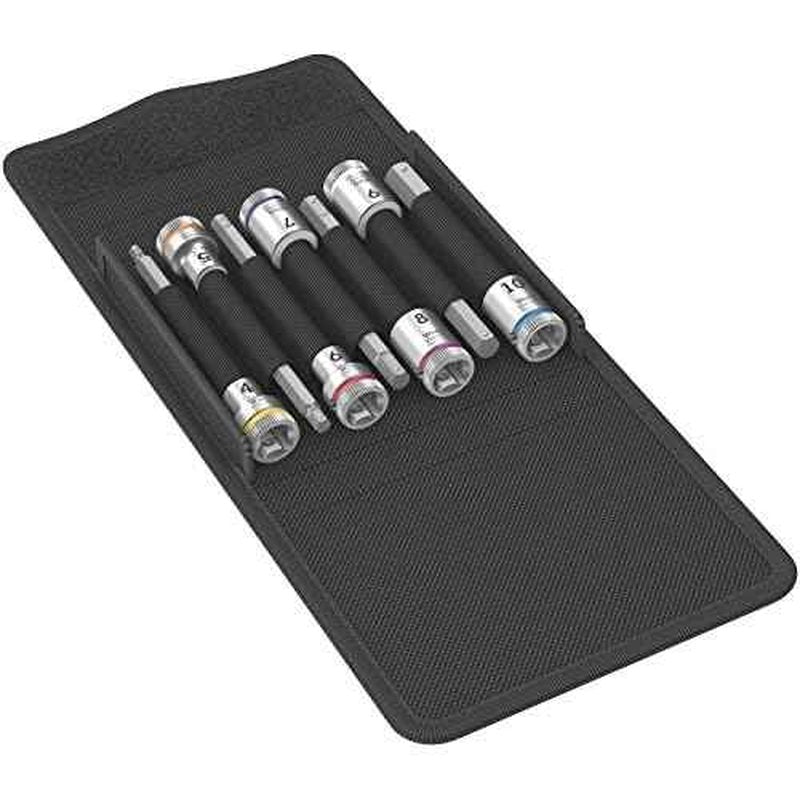 8740 B HF 1 Bit sock set 3/8" drv with holding function