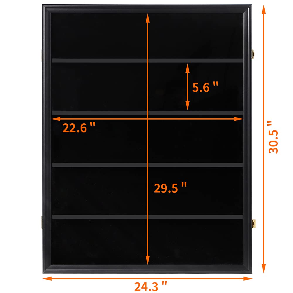 KCRasan 3 Pack 35 Graded Sports Card Display Frame -Baseball Card Display Case Lockable - Trading Card Collector Wall Display Holder for Basketball Football Cards, UV Protection Acrylic