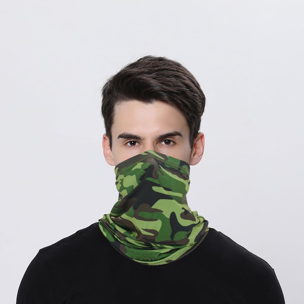 Cmonie 12Pack Neck Gaiter Scarf Bandanas Balaclava
