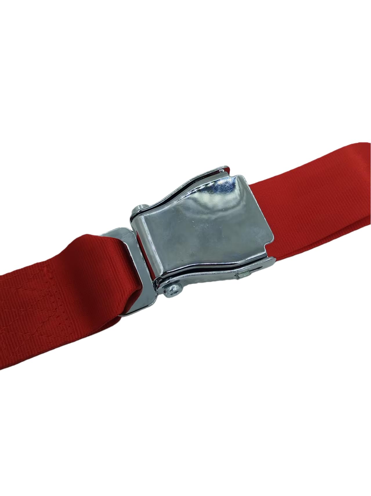 RWYSSYTF Golf Cart Seat Belt wheelchair Safety Harness - Universal 2-Point Restraint System, Adjustable & Heavy-Duty, For Yamaha EZGO Club Car Go Kart UTV Aircraft (Red)