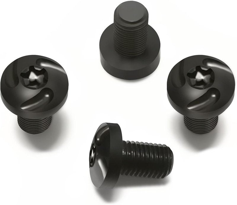 Guuun 1911 Grips Screws Kit - Includes 4 O-Rings & T10 Torx Key | Black Stainless Steel