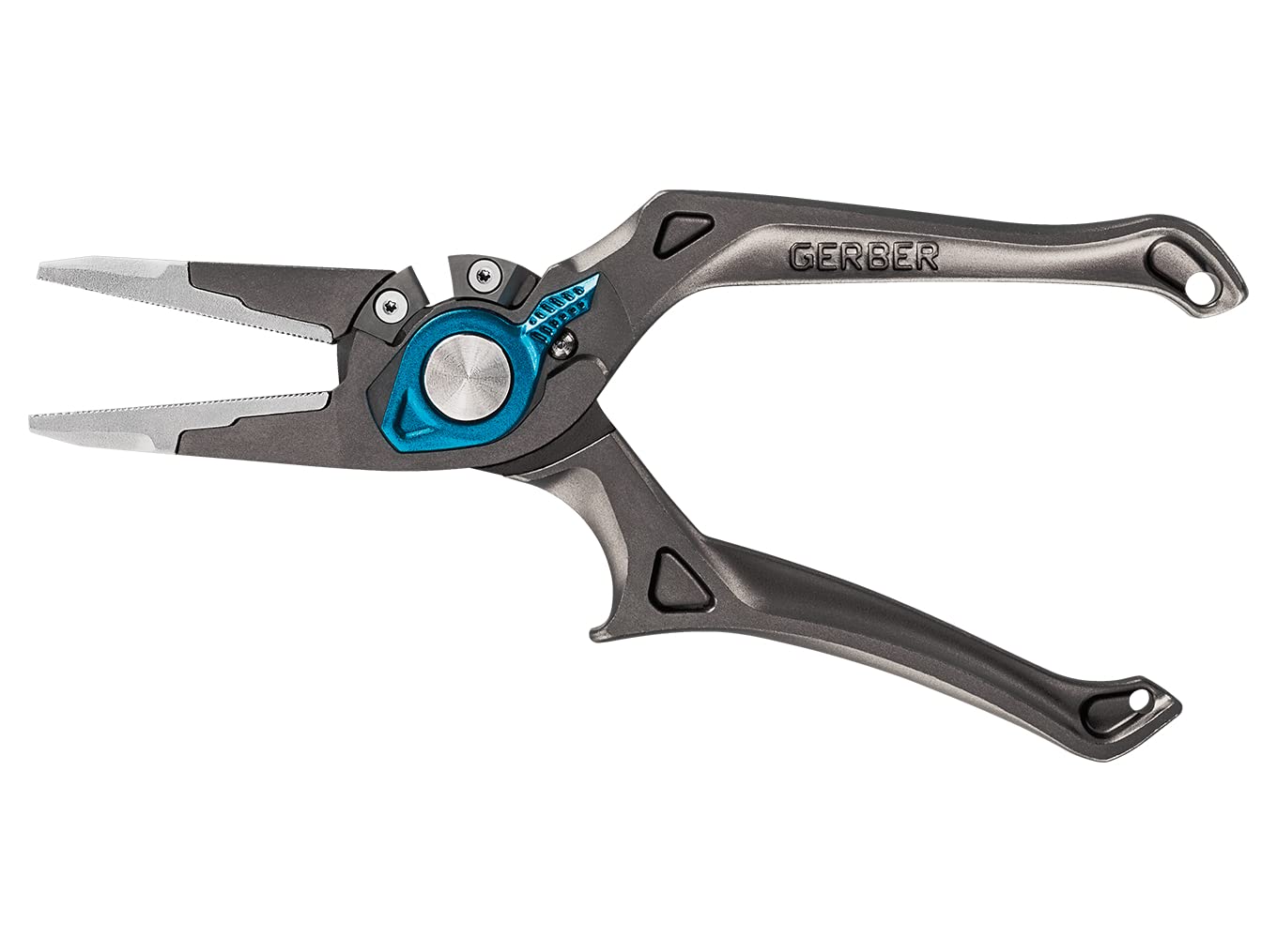 Gerber Gear Magniplier-Salt - Durable,Fishing Pliers with Sheath - Spring-Loaded Pliers for Freshwater & Saltwater Fishing - Premium Fishing Accessory - 7.5"