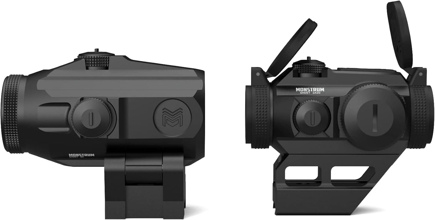 Monstrum Ghost Red Dot Sight - G3 3X Micro Magnifier with Flip to Side Mount | Tactical Optics