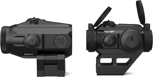Monstrum Ghost Red Dot Sight - G3 3X Micro Magnifier with Flip to Side Mount | Tactical Optics