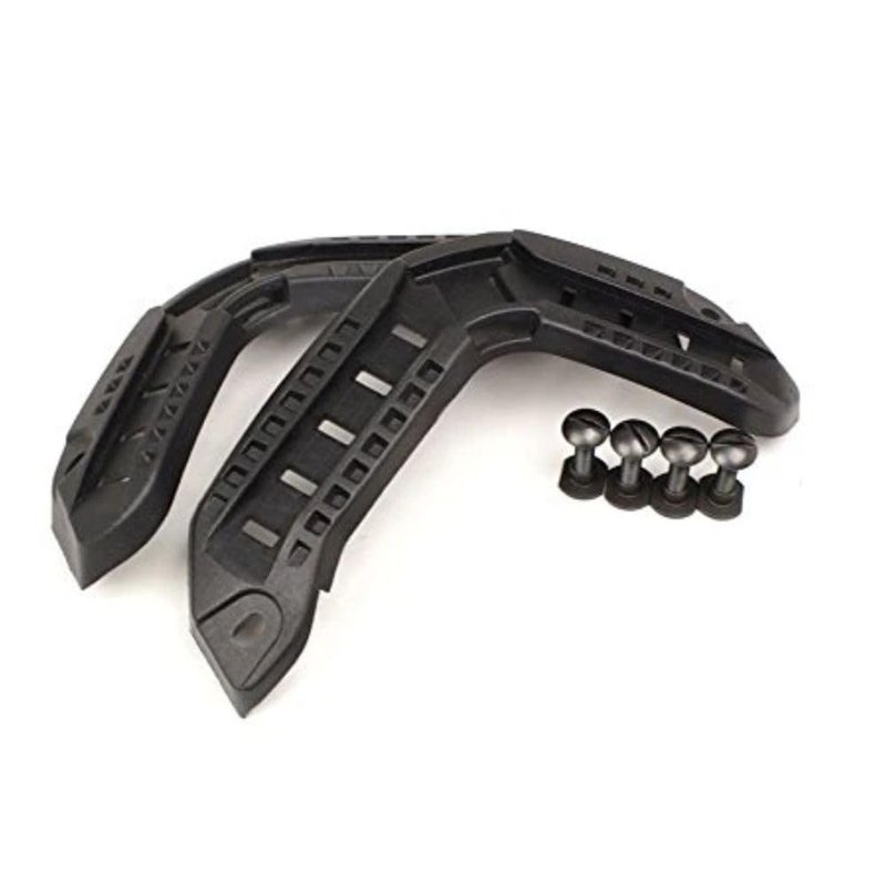 DLP Tactical ARC Side Rail Kit – Fits Maritime & Super High Cut Helmets – Tactical Mount for Lights Lasers Cameras – Installs Without Modifications – NVG Bungee & Goggle Clip Ready (Black)