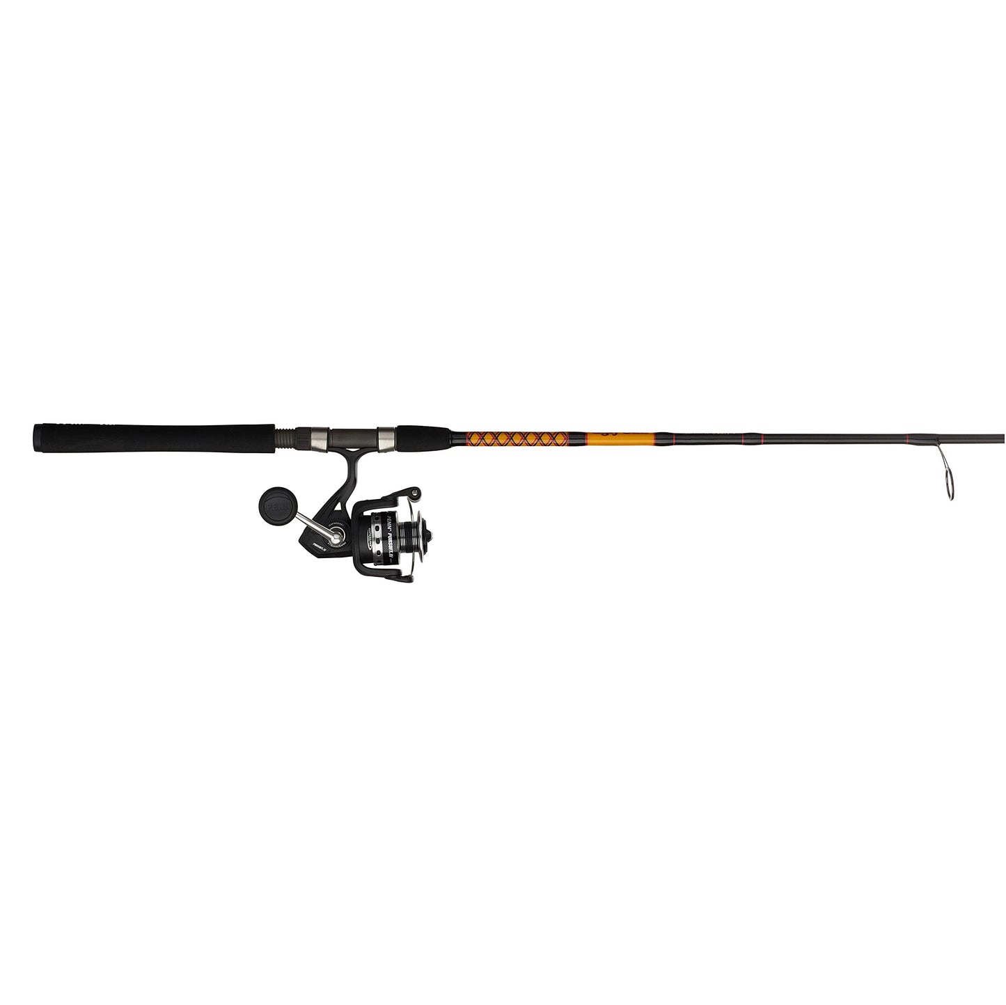Ugly Stik Bigwater Fishing Rod & Penn Pursuit IV Spinning Reel Combo, Black/Red/Yellow