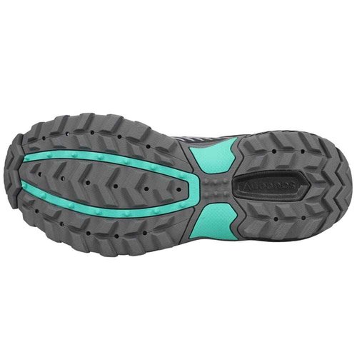 Saucony Women's Excursion TR15 Trail Running Shoe, Black/Jade, 9