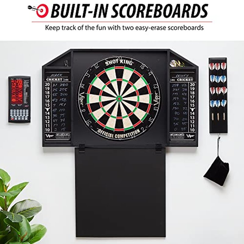 Viper by GLD Products Resolute Dart Backboard, Black