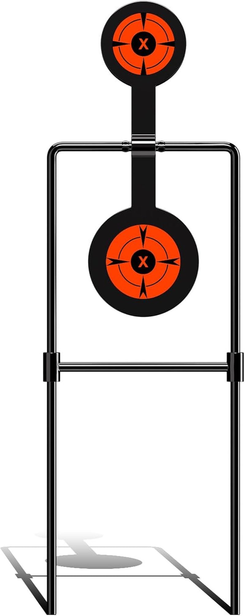 Highwild Double Spinner Shooting Targets - 3/8 Inch Thick Auto Reset Steel for Centerfire Handguns Up to .44 Magnum