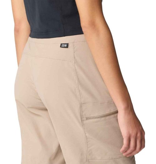 Mountain Hardwear Women's Dynama High Rise Bermuda, Khaki, Small x Regular