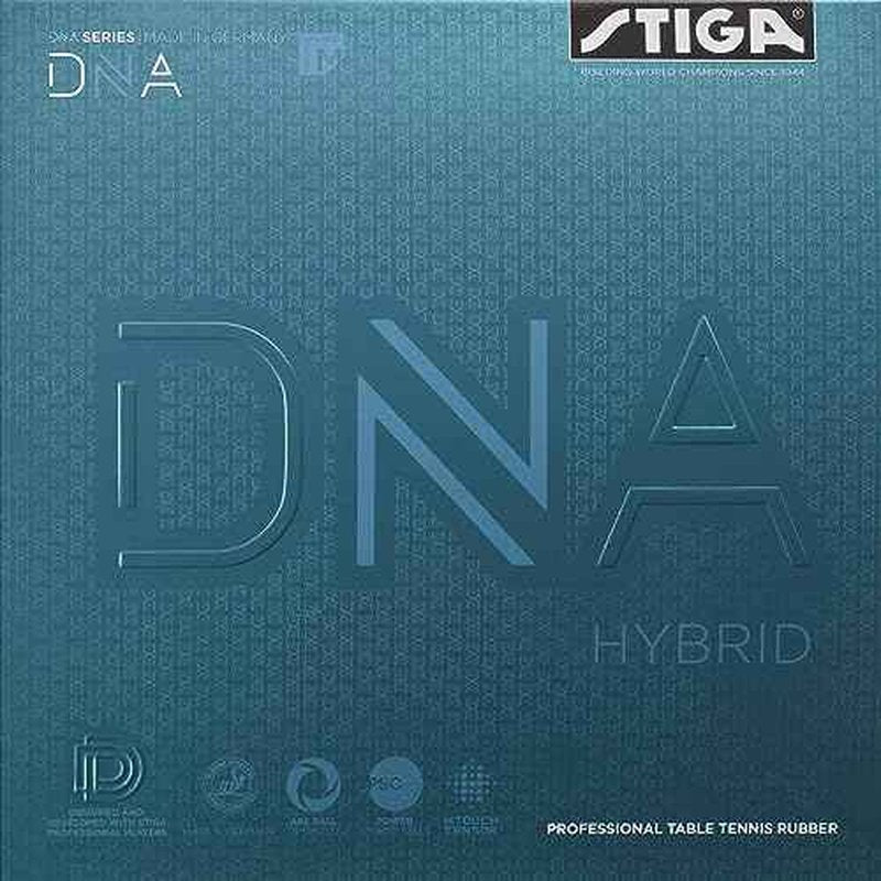 Stiga DNA Hybrid Table Tennis Rubber | Professional Table Tennis Sheet for Maximum Control & Powerful Spins - Full Stroke Control - Made in Germany
