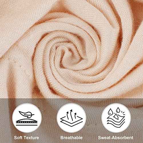 PHOGARY 2 Pcs Women Hijab Undercap, Islamic Muslim Under Hijab Cap Inner Under Scarf Hat Turban with Tie Back Closure