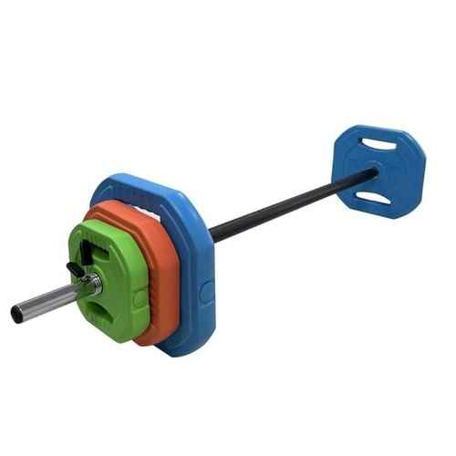 Adjustable Barbell Weight Set, Adjustable Free Weights for Home and Gym Workout, 20KG, Multi-color