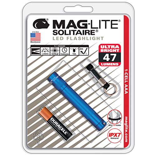 MagLite SJ3A116Maglite Solitaire LED 1-Cell AAA Flashlight Blue