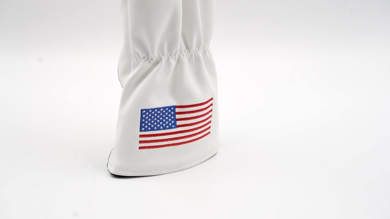 Donald-T Save America Golf Driver Headcover | Great Gift for Republican Golfers | Premium Leather Exterior and Soft Protective Interior Fits Any Size Driver