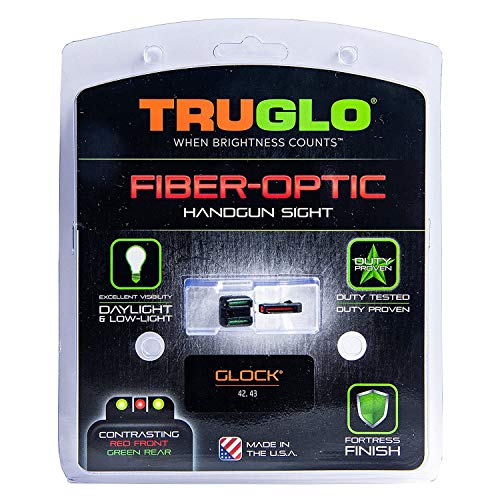 TruGlo Fiber Optic Sight, Sig Sauer 6 Front 8 Rear