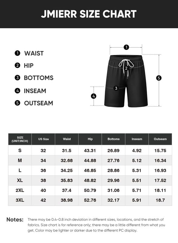 JMIERR 2 in 1 Hybrid Shorts Men Casual Drawstring Summer Quick Dry Beach Workout Gym Running Athletic Shorts with Compression Liner and Pockets, M,Light Grey