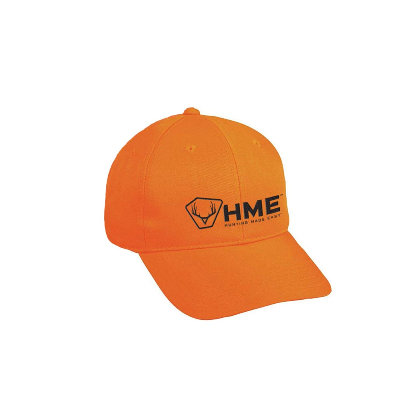 HME Highly Visible Blaze Orange Durable Reliable Versatile All-Season Unisex Safety Vest & Adjustable Hat with Hook-and-Loop Backstrap
