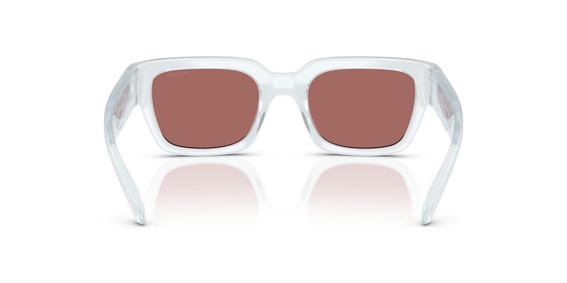 ARNETTE AN4354 Myndegap Sunglasses, Transparent Ice/Dark Violet, 49 mm