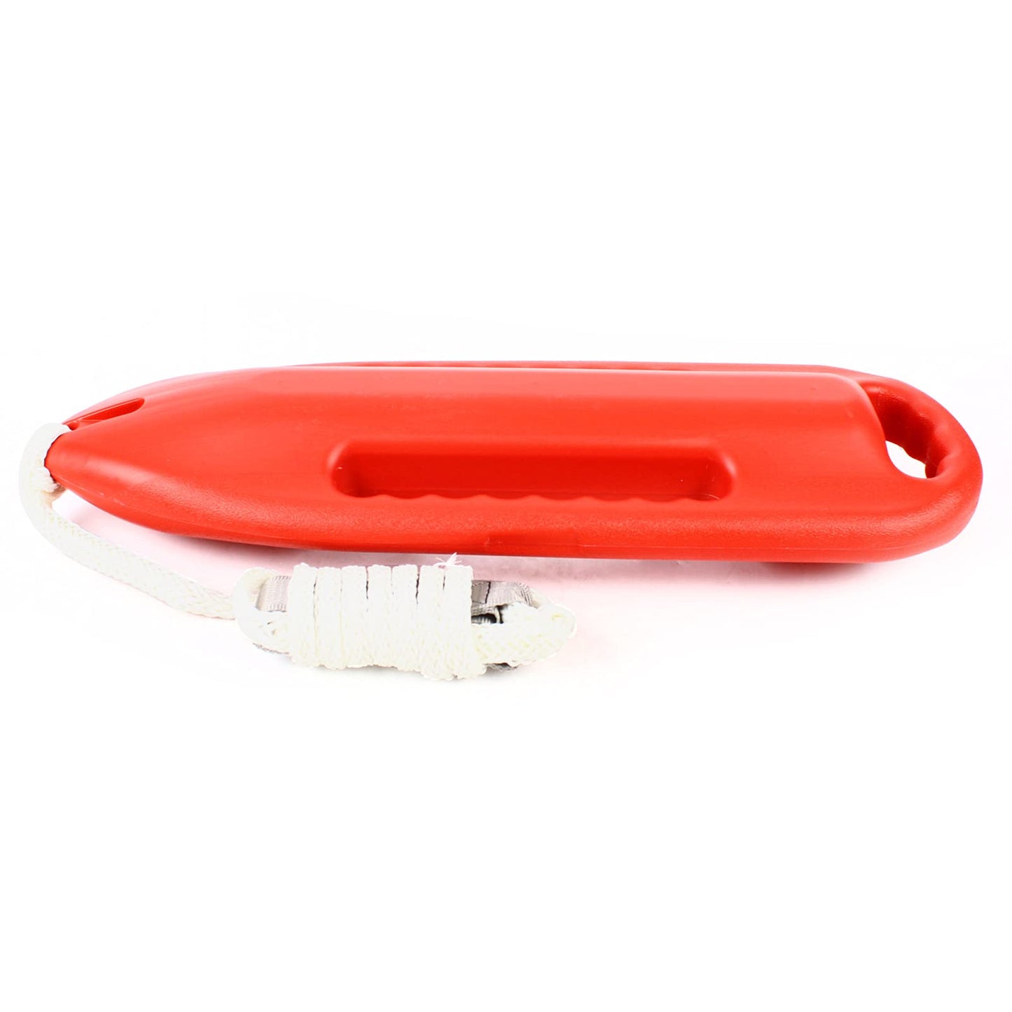 Lifeguard Rescue Tube,3 Handle Rescue Can Swimming Float W/5.25ft Pe Rope,Open Water Rescue Lifesaving Non-Leakage,Weight Capacity 154lbs,One-Piece Molding(Orange)