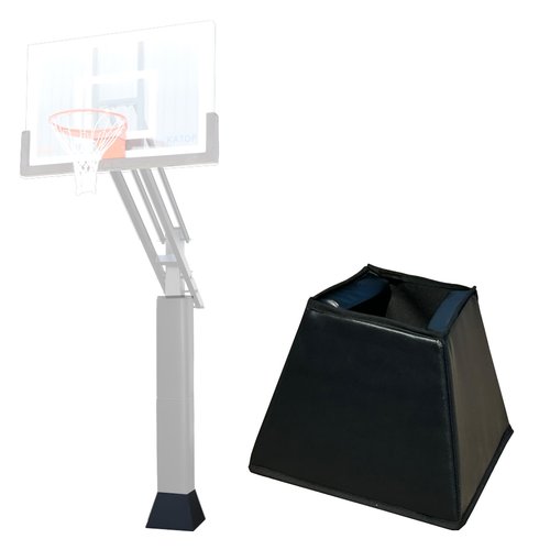 Katop Square Basketball Pole Padding, Durable Basketball Pole Pad Outdoor and Indoor, UV-Resistant Waterproof Basketball Hoop Pads for Protection and Player Safety