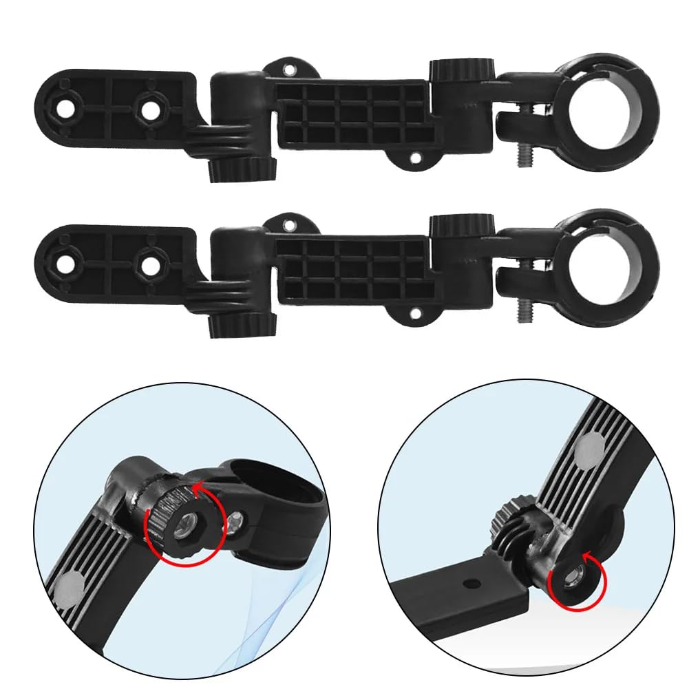 YehVeh 2 Pack Bike Fender Seat Post Clamper Replacement Adjustable Bike Fenders Seatpost Clamp Bracket for Bicycle Mudguard Real Full Cover Mud Guards Kids Balance Bike Fender Set