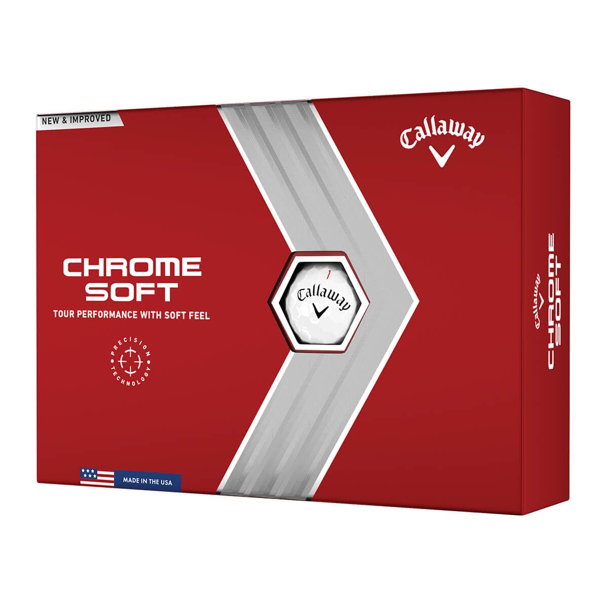 Callaway 2022 Chrome Soft Dozen Golf Balls White