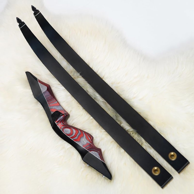 PMZ Recurve Bow and Arrow Set - 60'' Wooden Takedown Bow for Youth & Adults | Right-Handed, 20-60 lbs Archery Kit