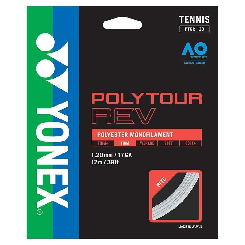 YONEX POLYTOUR REV Tennis String White