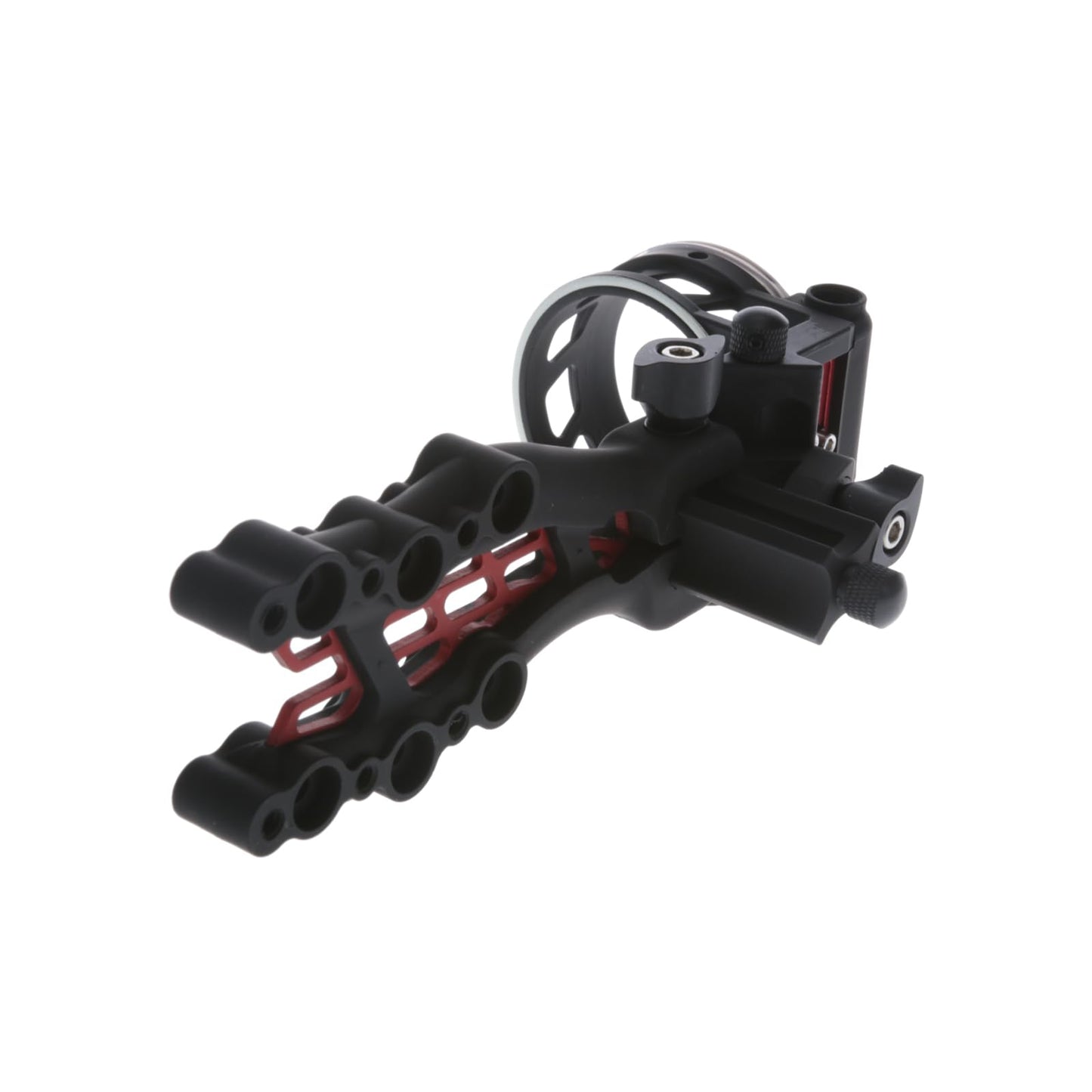 TRUGLO Carbon Hybrid 5-Pin Durable Ultra-Lightweight Micro-Adjustable Bow Sight with Large Circular Field of View, Toolless Micro Adjustment, Black
