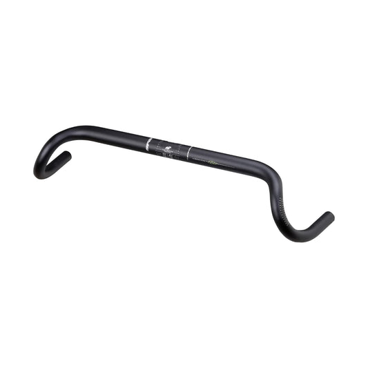 Spank Flare 25 Vibrocore Drop Bar (440mm, Black), Round Bar Top Style Handlebar, Drop Bar Horns Belt Handlebar, Mountain Bike Riser Handlebar, Fit Gravel Riders