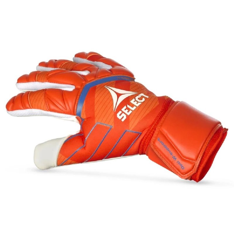 Select 77 Super Grip Goalkeeper Gloves, Orange/White V24, Size 7