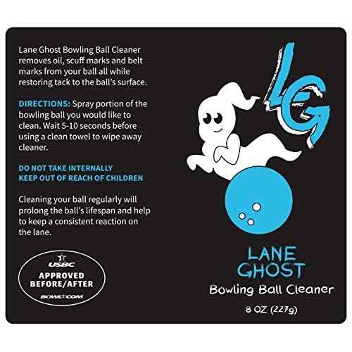Bowling Ball Cleaner Spray - USBC Approved - Oil, Scuff, and Belt Mark Cleaner - Restores Tack and Prolongs Lifespan of Ball