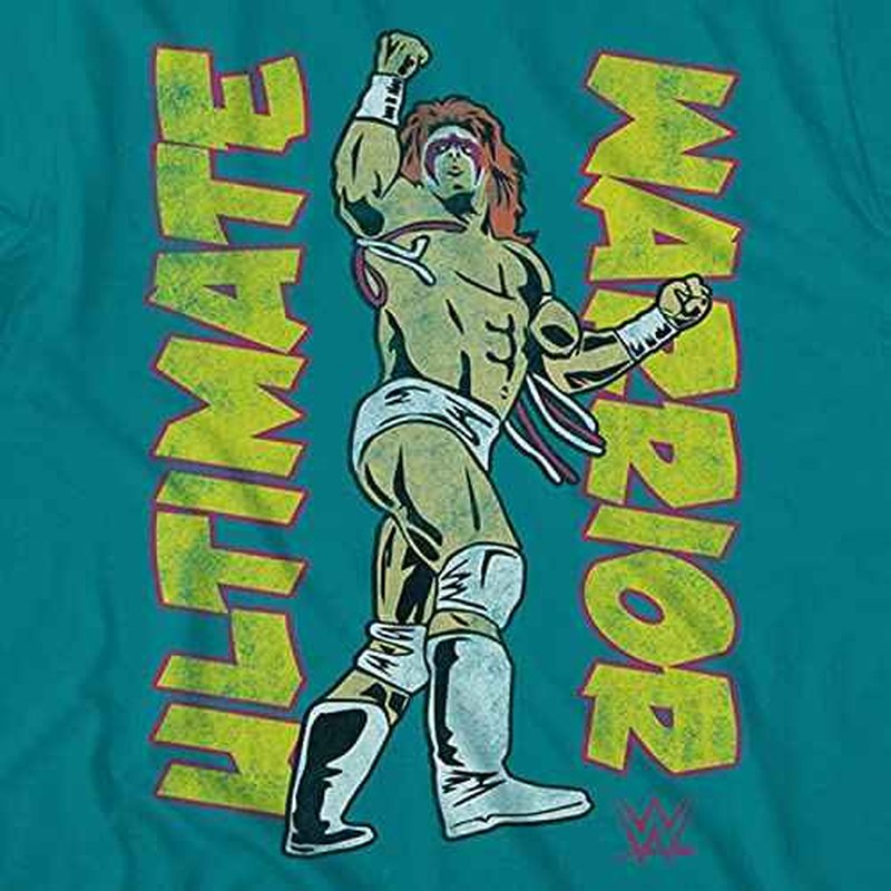 WWE Mens Ultimate Warrior Shirt - Ultimate Warrior - World Wrestling Champion T-Shirt