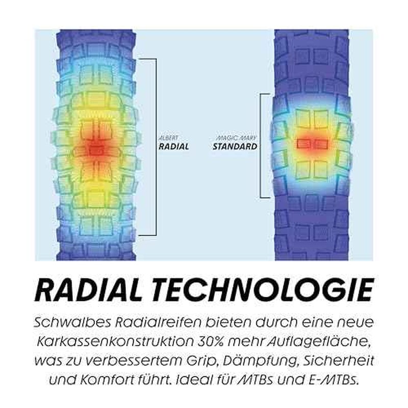 Schwalbe Albert Radial TLR Folding Tyre