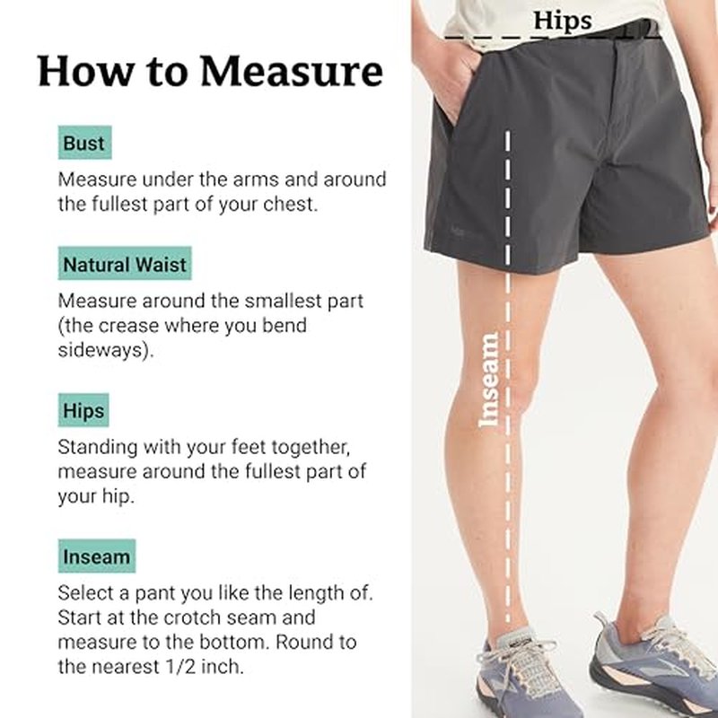 MARMOT Women's Kodachrome 5" Shorts - Lightweight, Breathable, Water-Repellant Quick-Drying Stretch with UPF Protection