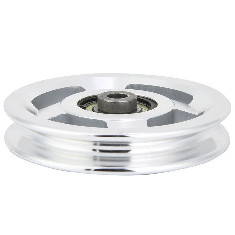 Strength Training Pulley, Aluminum Alloy Durable Pulley Wheel 4.5 Inch for Home Gym Fitness Enthusiasts Athletes Rehabilitation Exercises