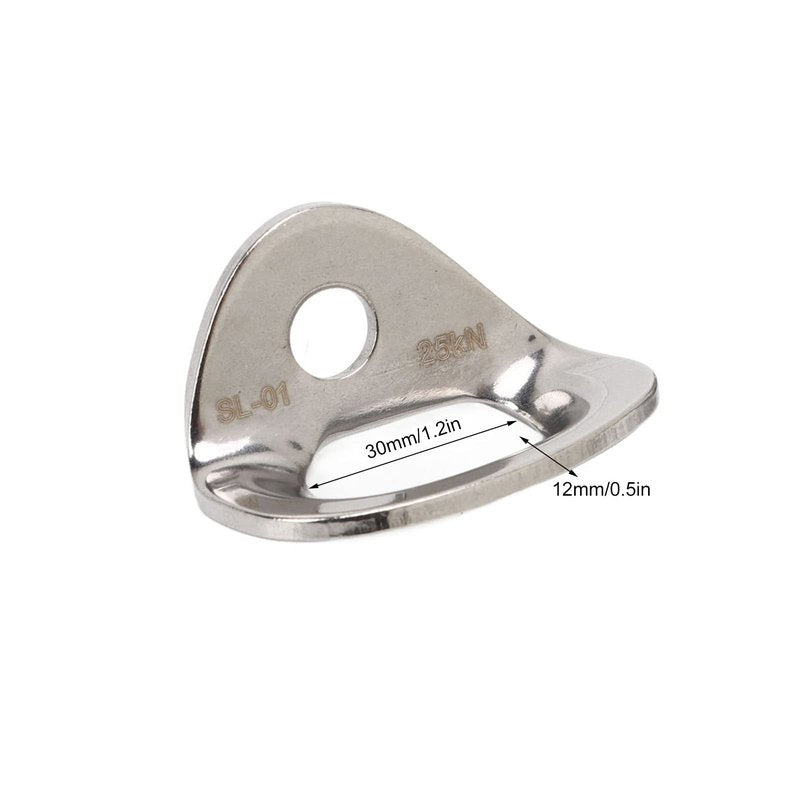 Uxsiya 2PCS Climbing Bolts Hanger 316 Stainless Steel Rock Climbing Hanger Large Bearing Capacity Anchor for Carving Aerial Work