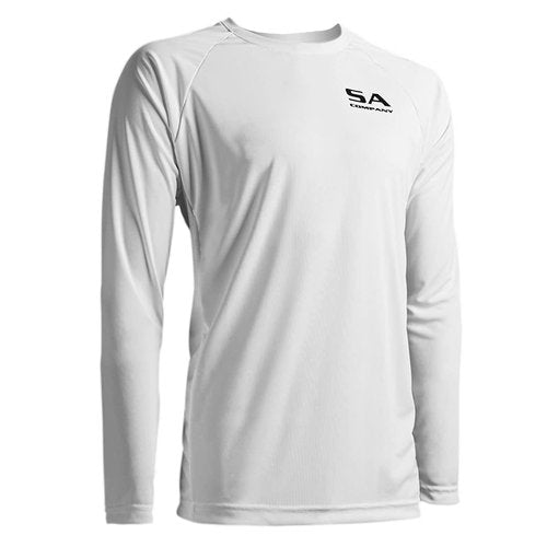 S A Co. Men's Long Sleeve Mesh Shirt, UPF 50+ Sun Protection, Lightweight, Moisture Wicking (SA Company, XL)