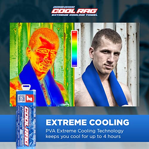 Cool RAG Extreme Cooling Towel for Heat Relief - PVA Cooling Towel for Workout, Gym, Running and for Other Outdoor Sports - Cooling Rag for Neck - Cool Towel for Quick Cooling